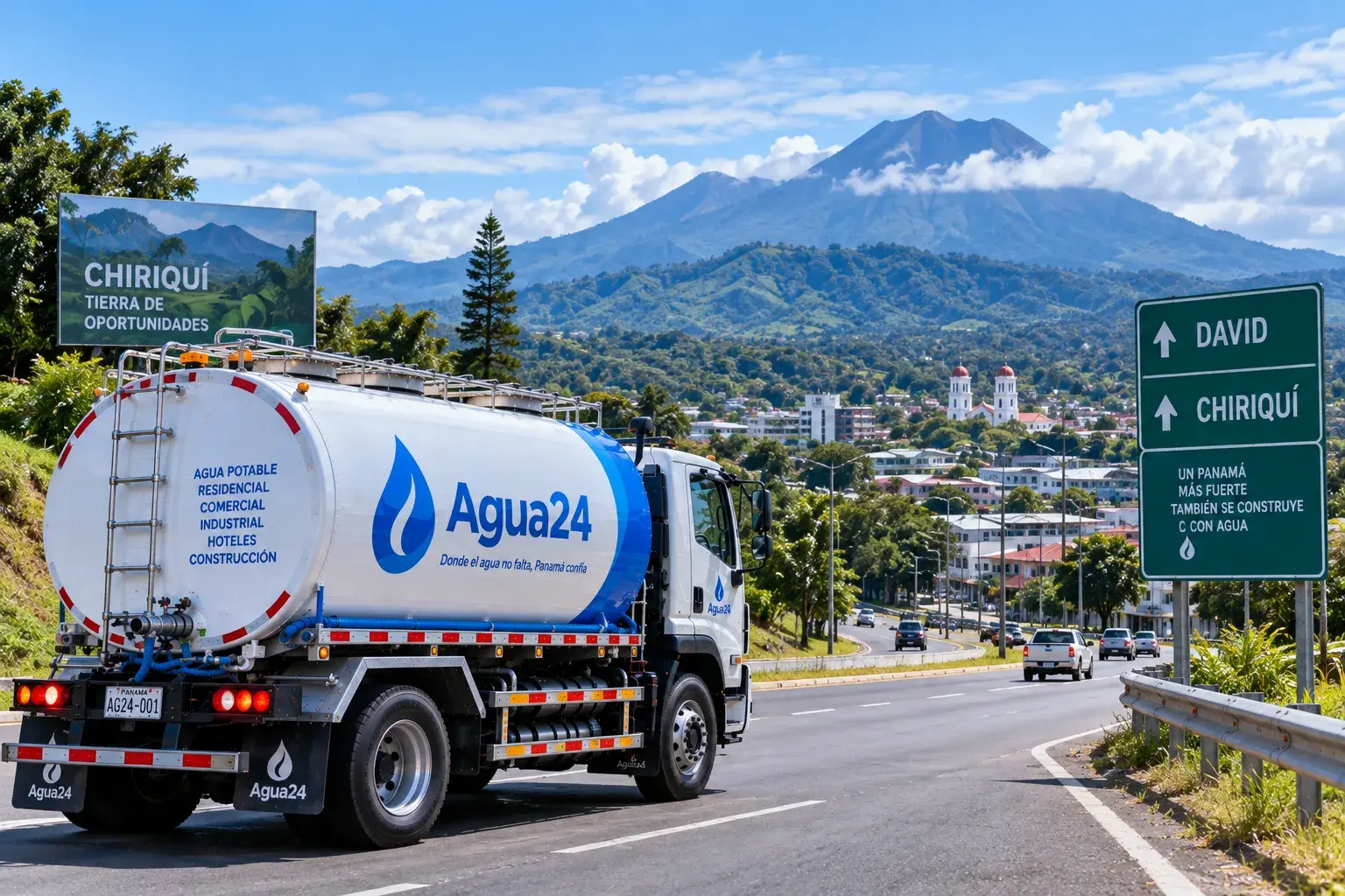 Cortes de agua potable en la provincia de Chiriquí, Panamá