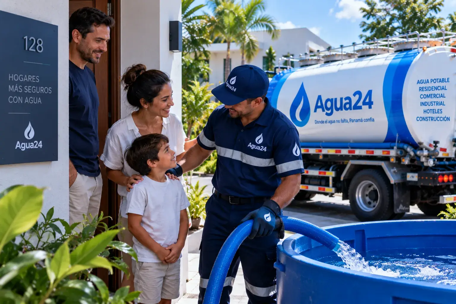 Zonas de Panamá afectadas por racionamiento de agua potable